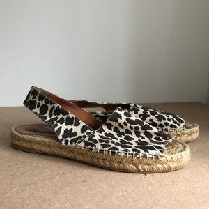 Stella McCartney - Rocio's Slingback Leopard Espadrilles